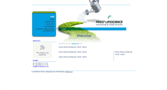 Desktop Screenshot of frost-lifescience.com